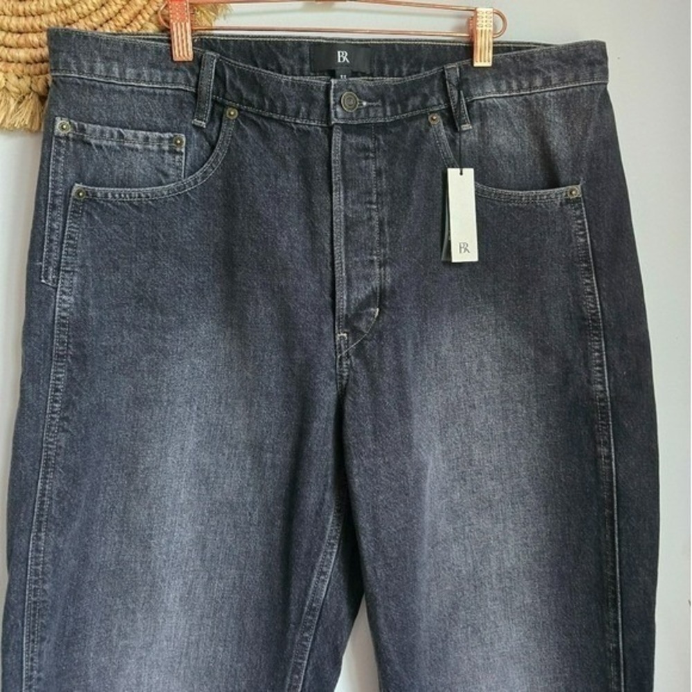 Banana Republic NEW Ranger Washed Black Straight Leg Jeans Womens SZ 33 Western - Picture 5 of 14